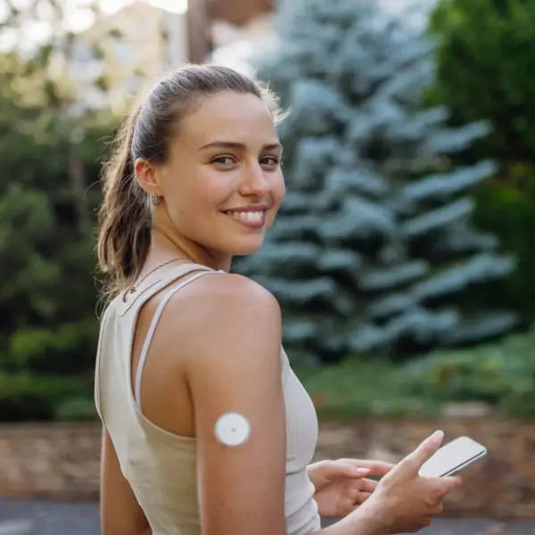 VitalWave Medical Supply Young Lady Reading Glucose Levels